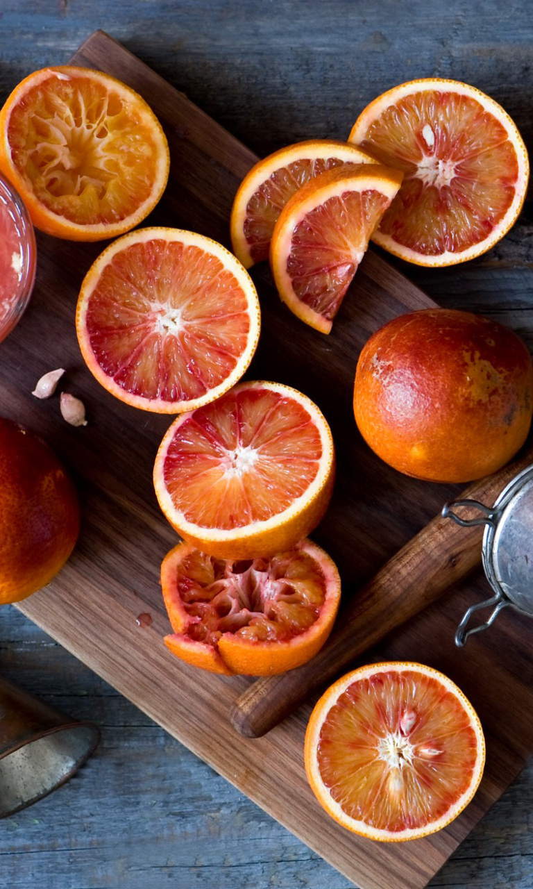 Grapefruit and Juice wallpaper 768x1280