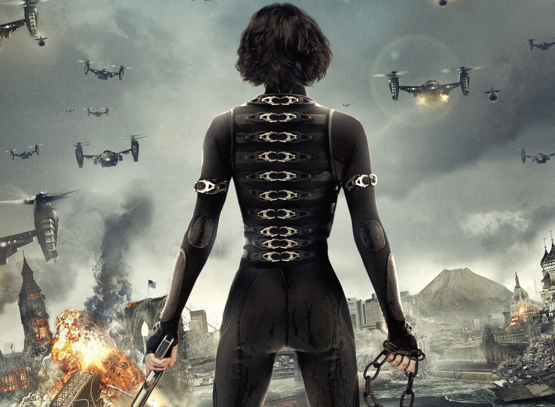 Fondo de pantalla Alice In Resident Evil 5 Retribution 1920x1408