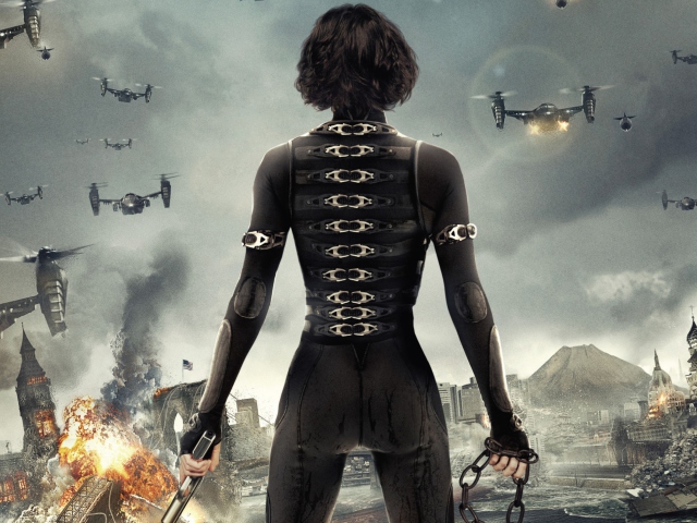 Fondo de pantalla Alice In Resident Evil 5 Retribution 640x480