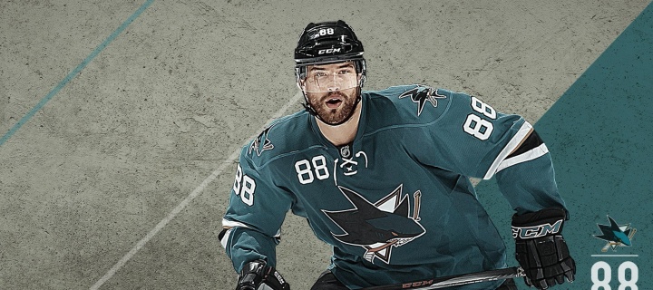 Screenshot №1 pro téma Brent Burns from San Jose Sharks 720x320