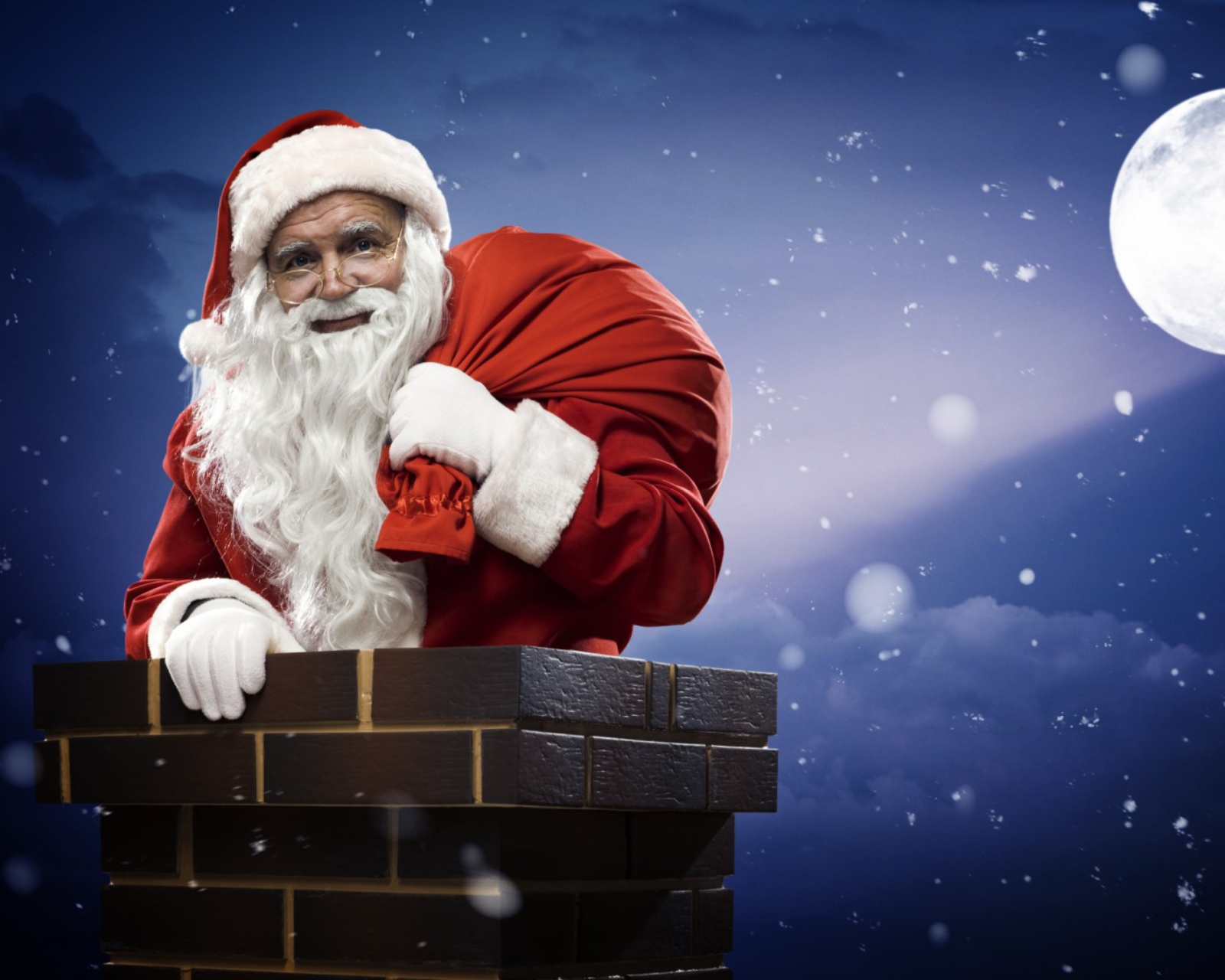 Das Santa Is Here Wallpaper 1600x1280