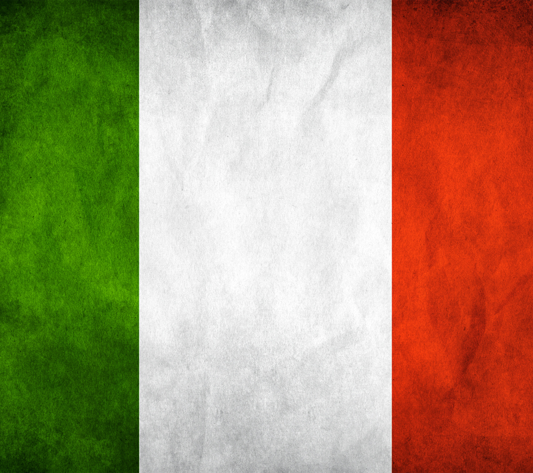 Das Italy flag Wallpaper 1080x960