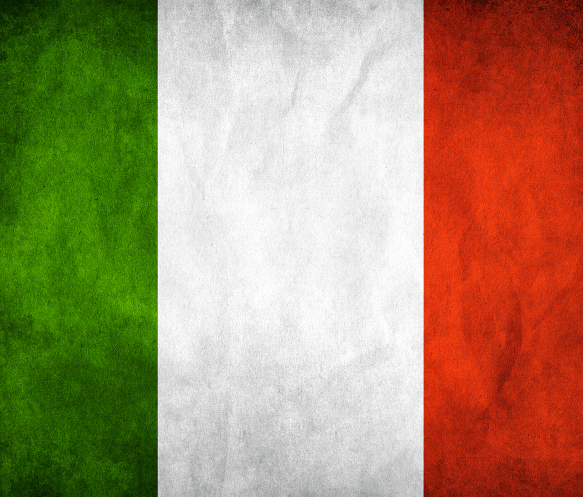 Das Italy flag Wallpaper 1200x1024