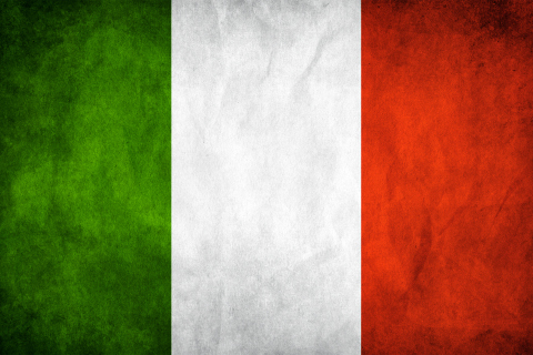 Das Italy flag Wallpaper 480x320