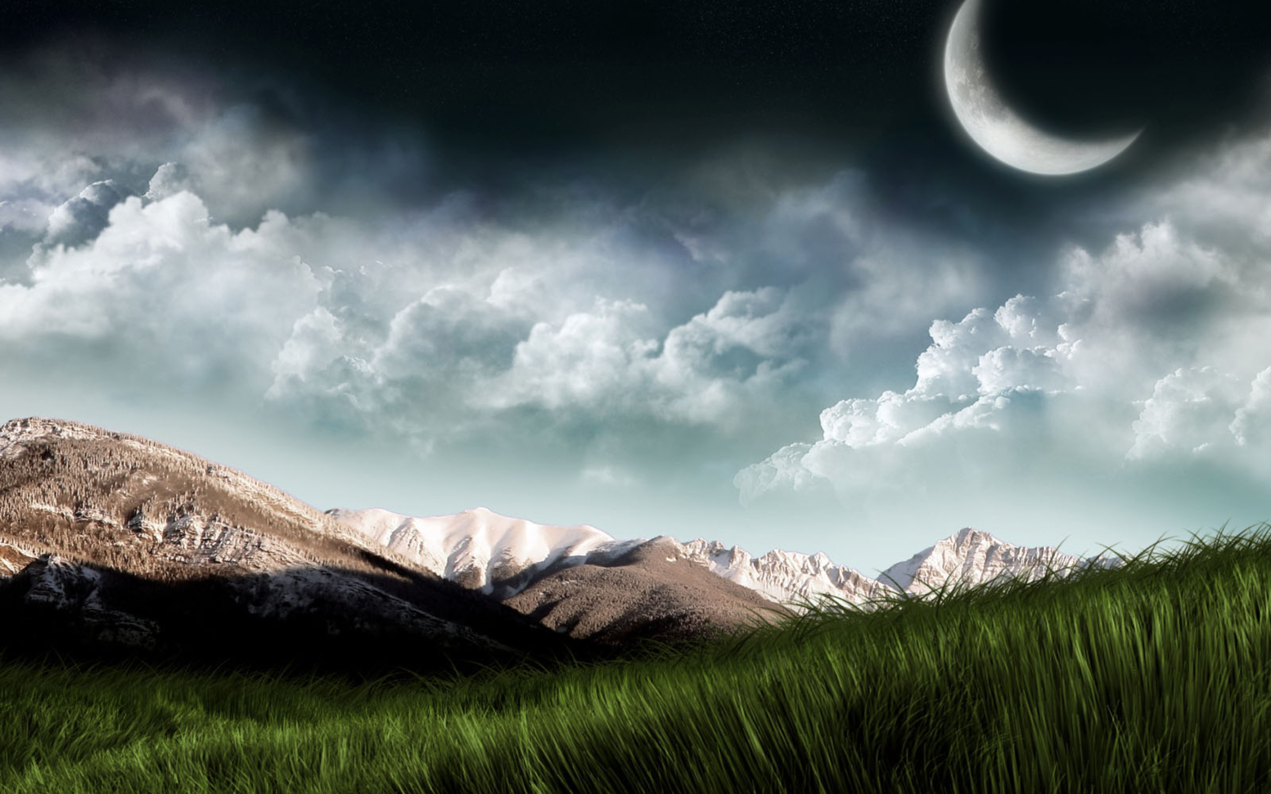 3D Moon Landscape Photography screenshot #1 2560x1600