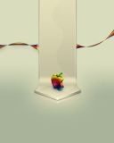 Обои Apple Logo 128x160