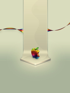 Das Apple Logo Wallpaper 240x320