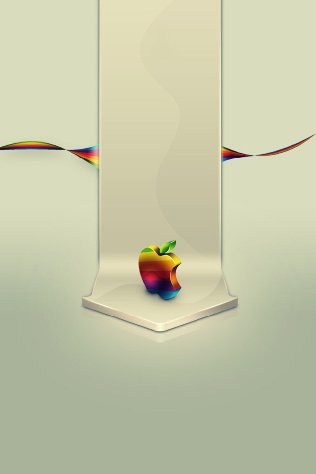 Fondo de pantalla Apple Logo 640x960