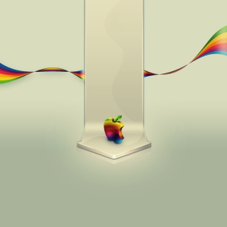 Apple Logo - Obrázkek zdarma pro iPad Air