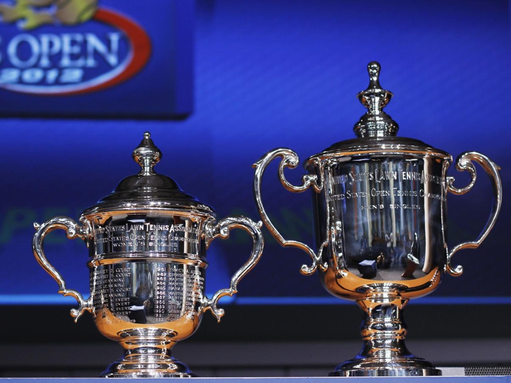 Das US Open Trophy Tennis Wallpaper 1024x768