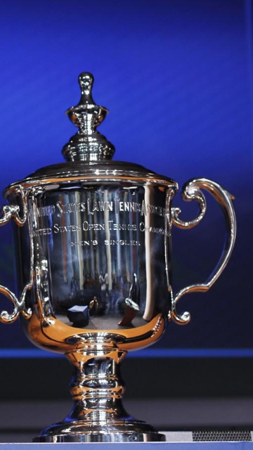 Das US Open Trophy Tennis Wallpaper 360x640