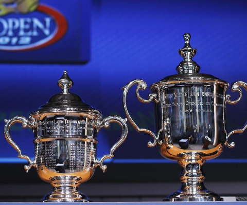 Sfondi US Open Trophy Tennis 480x400