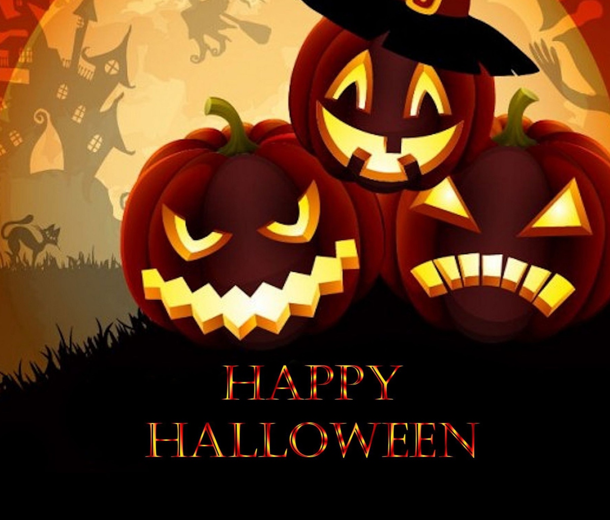 Fondo de pantalla Happy Halloween 1200x1024