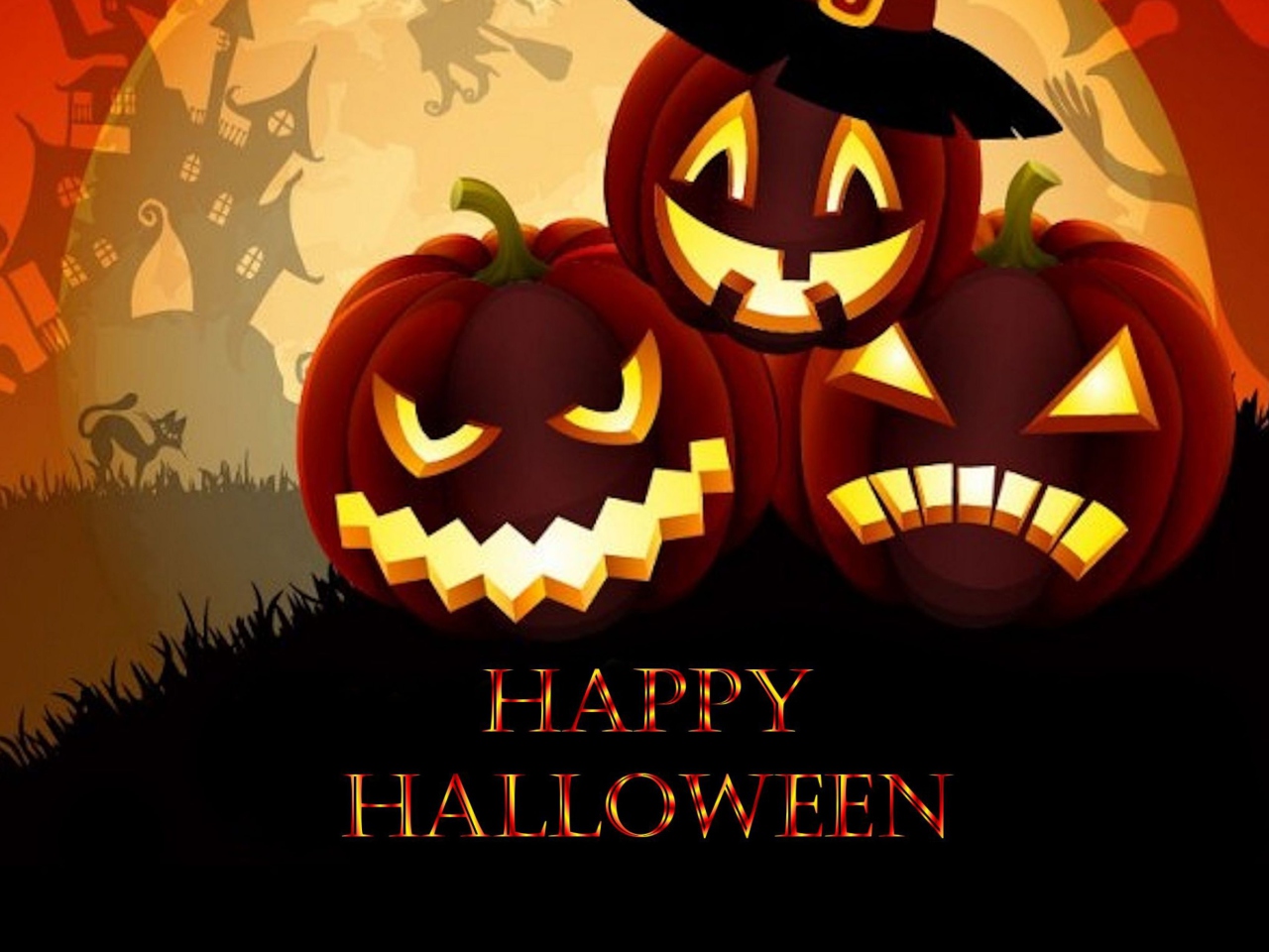 Das Happy Halloween Wallpaper 1280x960