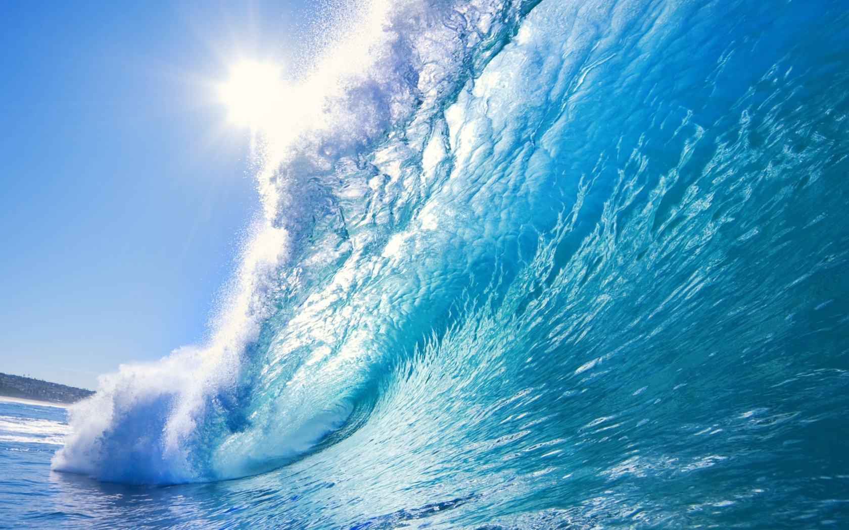 Blue Wave wallpaper 1680x1050