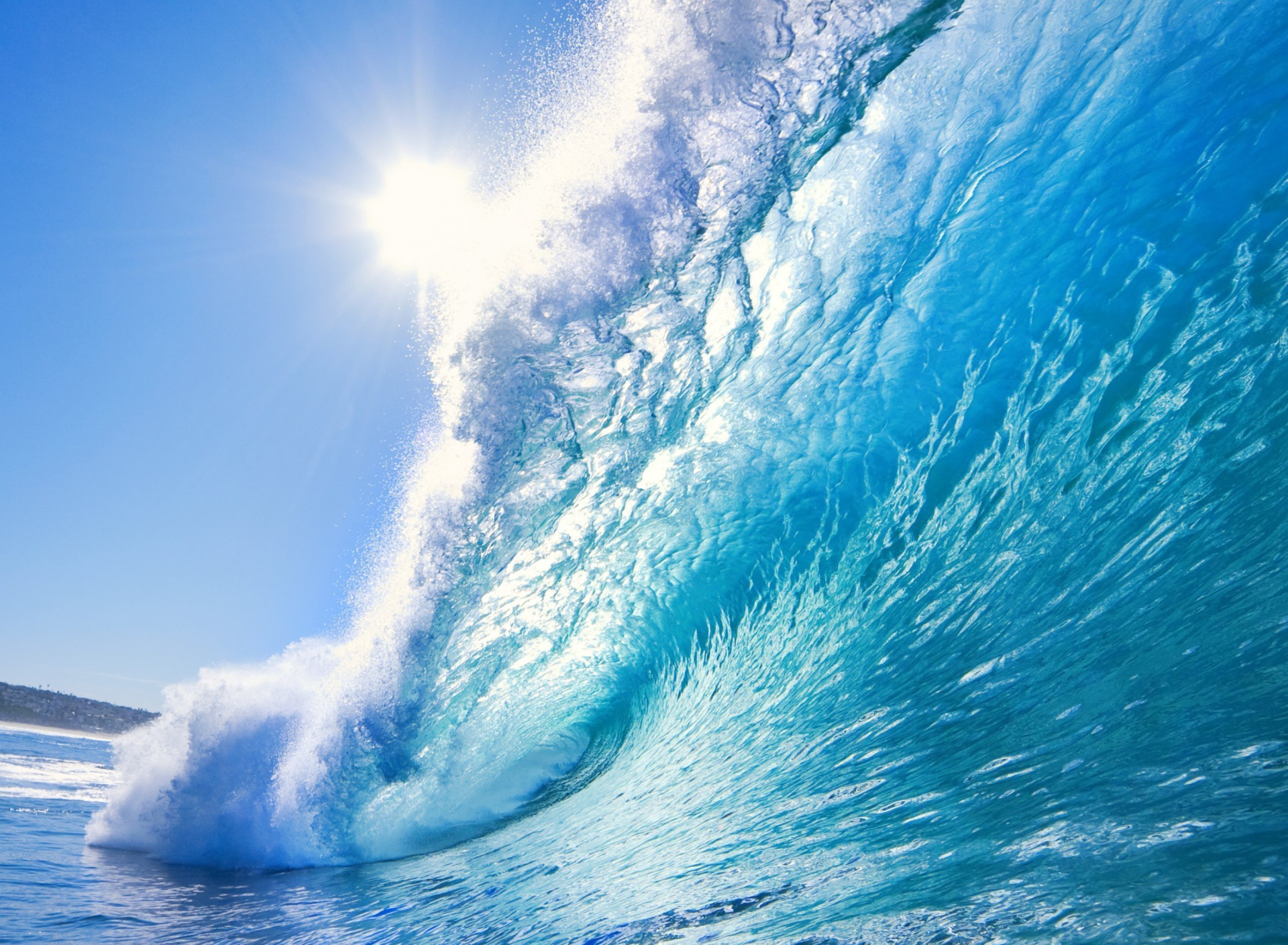 Blue Wave wallpaper 1920x1408