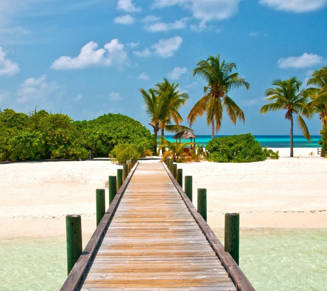 Fondo de pantalla Bahamas Paradise 1080x960