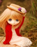 Sfondi Cute Doll Romantic Style 128x160