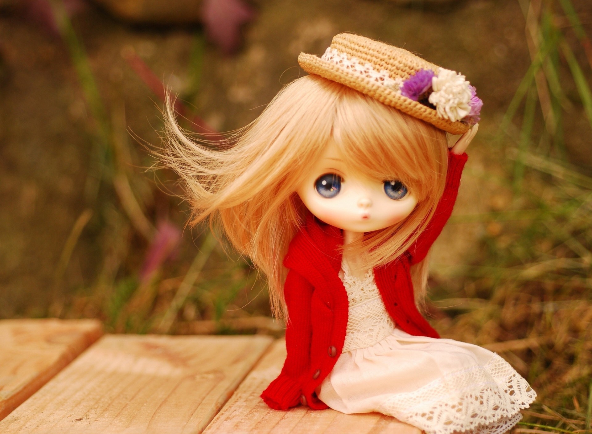 Fondo de pantalla Cute Doll Romantic Style 1920x1408