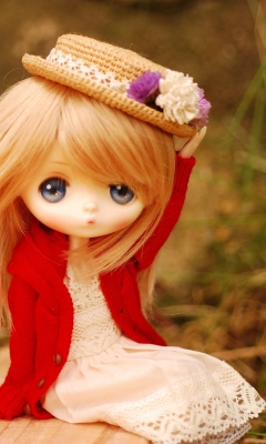 Fondo de pantalla Cute Doll Romantic Style 240x400