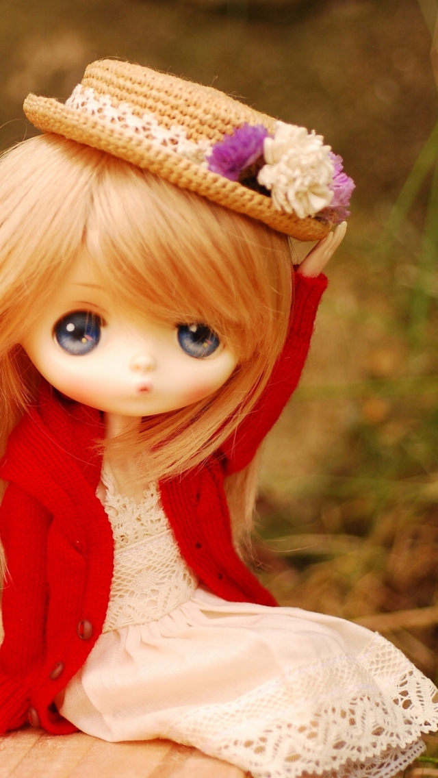 Fondo de pantalla Cute Doll Romantic Style 640x1136