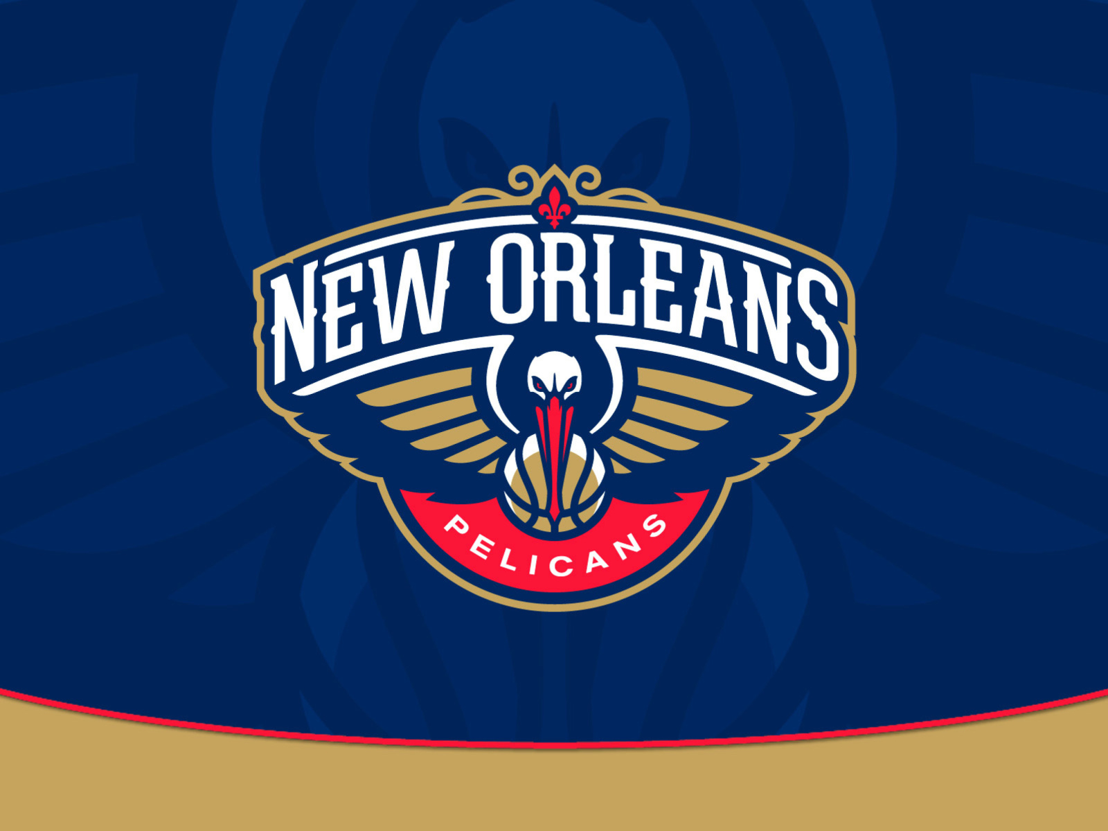 Screenshot №1 pro téma New Orleans Pelicans 1600x1200
