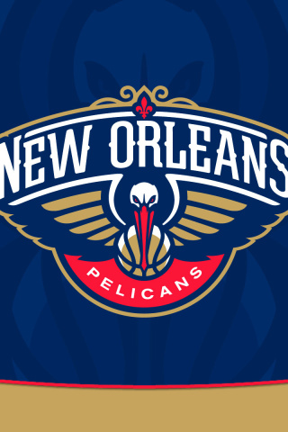 Das New Orleans Pelicans Wallpaper 320x480