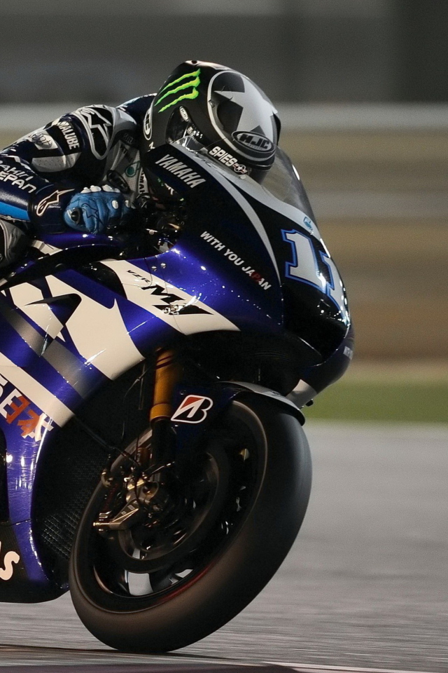 Sfondi Yamaha MotoGP 640x960