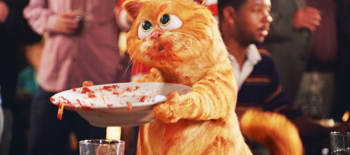 Fondo de pantalla Garfield 720x320