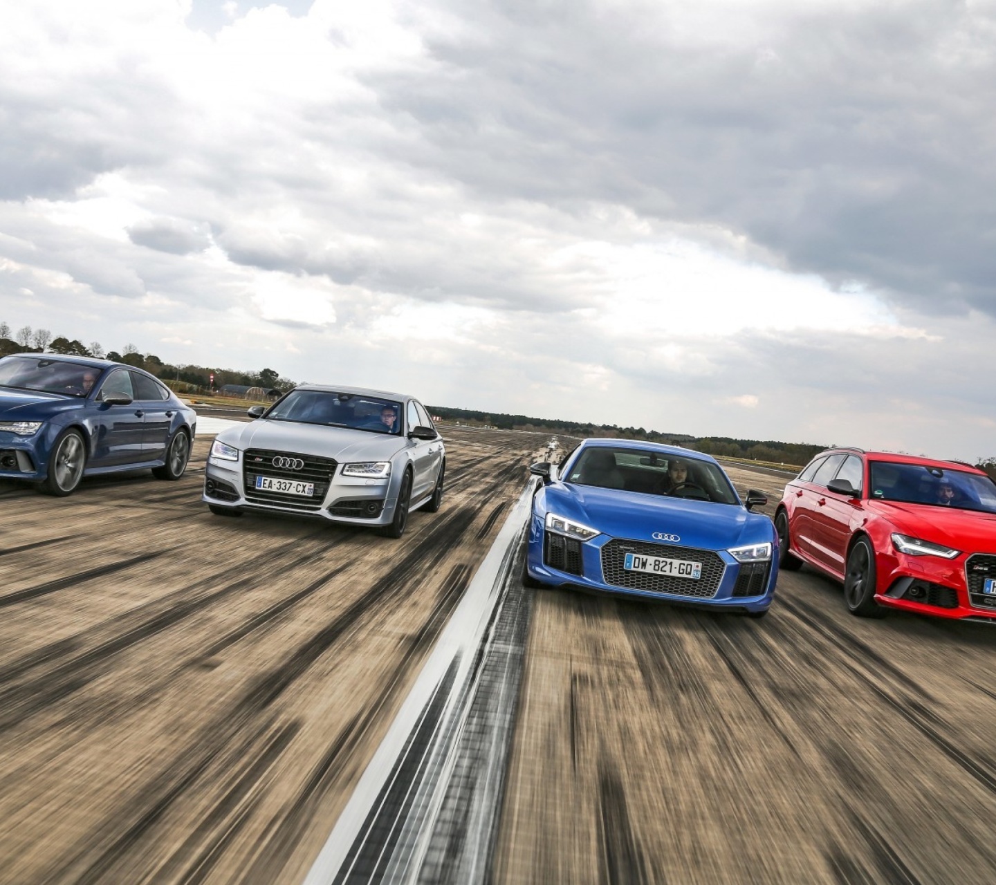 Audi RS 7, RS 6, R8 wallpaper 1440x1280