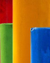 Das Colorful Bars Wallpaper 176x220