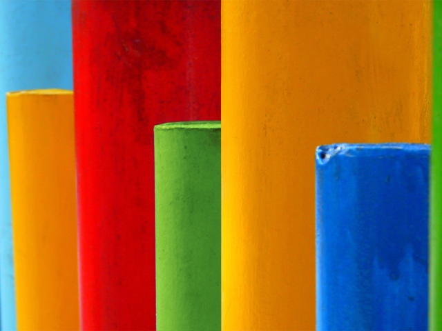 Das Colorful Bars Wallpaper 640x480