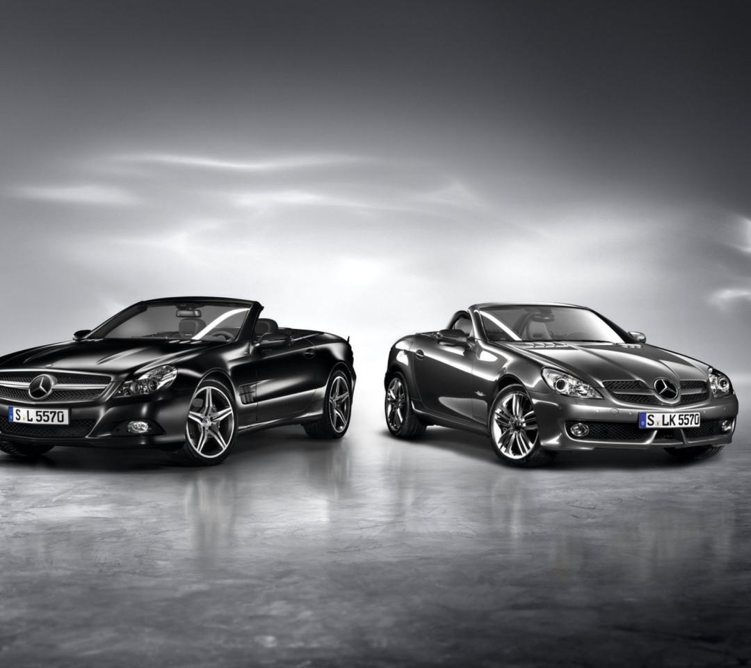 Обои Mercedes Benz SLK 1080x960