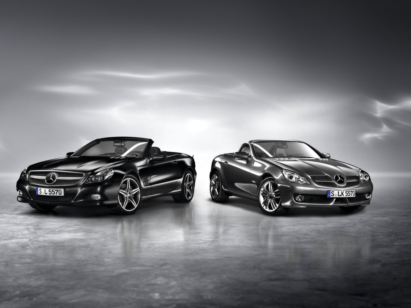 Обои Mercedes Benz SLK 1400x1050