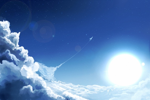 Screenshot №1 pro téma Sky Painting 480x320