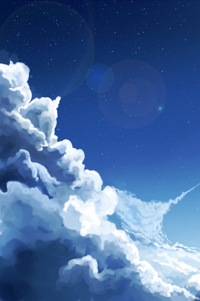 Das Sky Painting Wallpaper 640x960