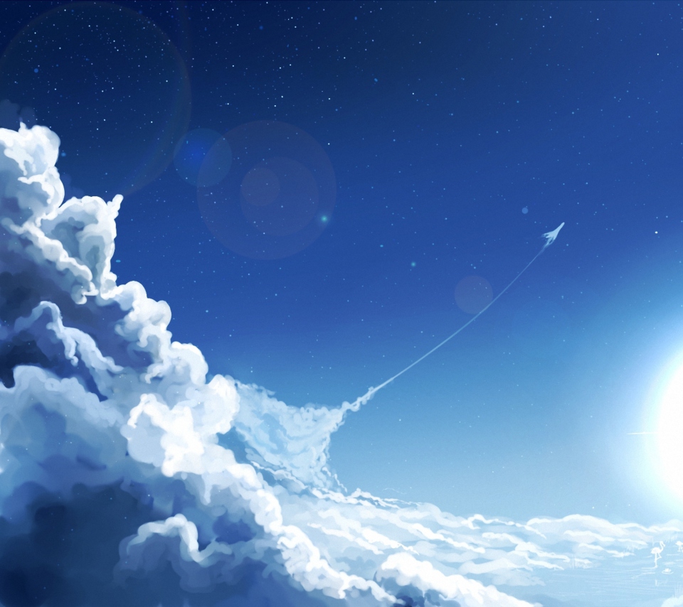 Das Sky Painting Wallpaper 960x854