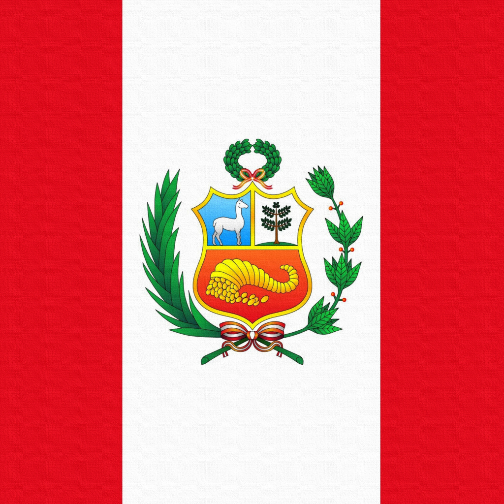 Обои Flag Of Peru 1024x1024