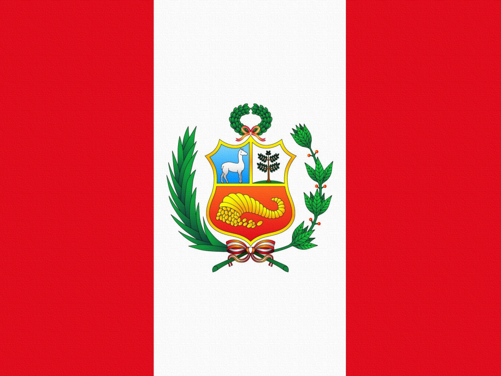 Das Flag Of Peru Wallpaper 1024x768