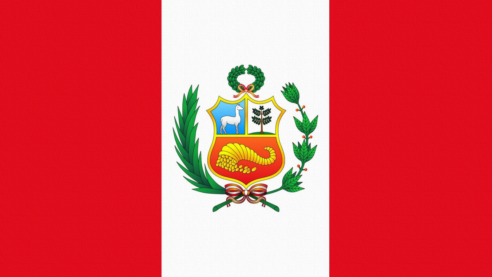 Flag Of Peru wallpaper 1600x900