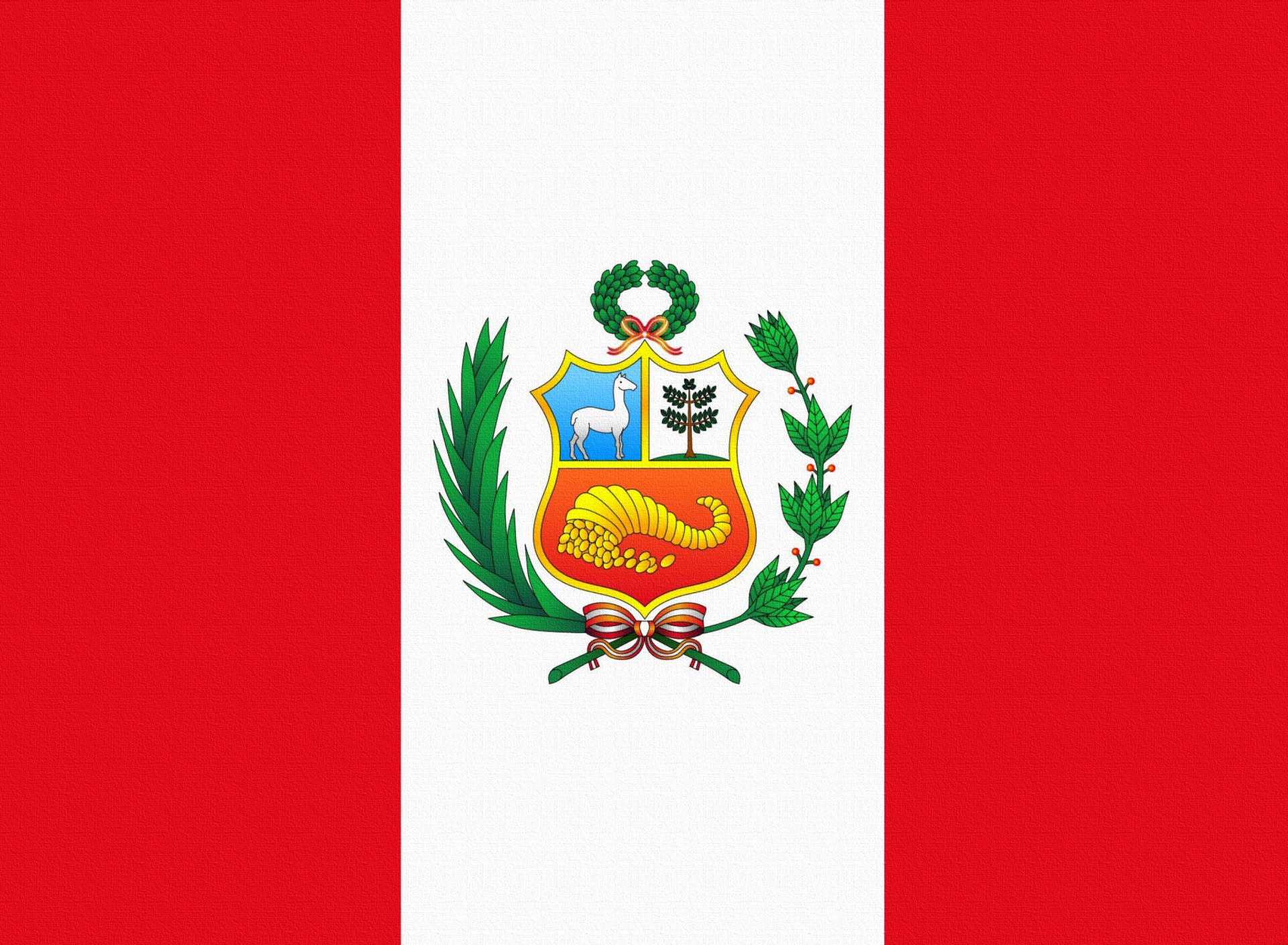 Fondo de pantalla Flag Of Peru 1920x1408