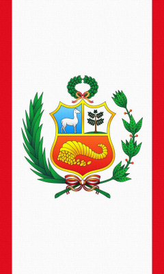 Das Flag Of Peru Wallpaper 240x400