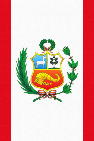 Das Flag Of Peru Wallpaper 320x480