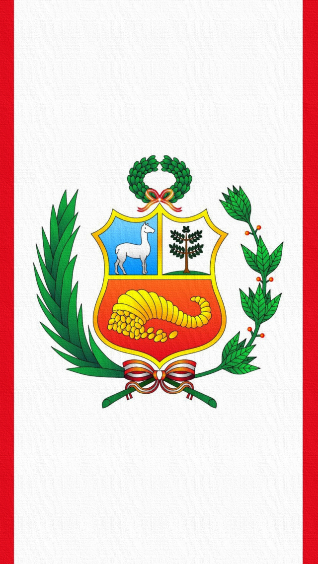 Sfondi Flag Of Peru 640x1136