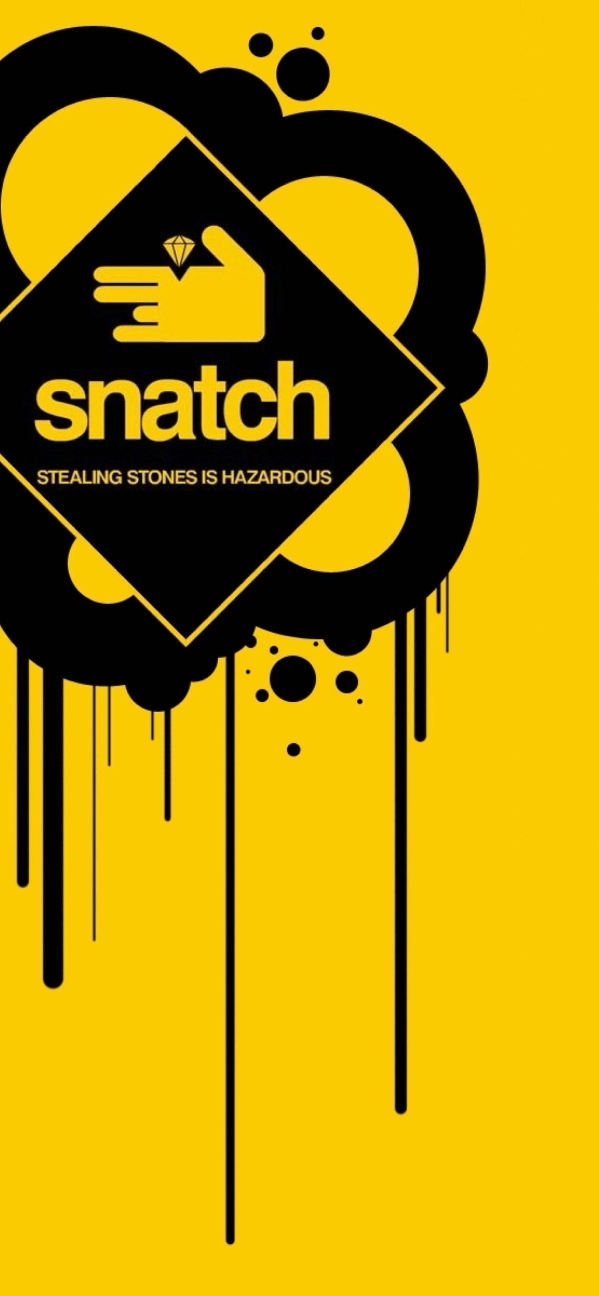 Das Snatch Logo Wallpaper 1170x2532