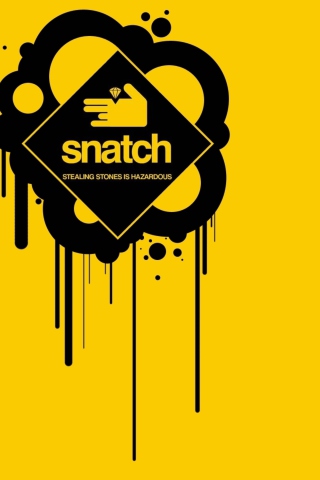 Das Snatch Logo Wallpaper 320x480