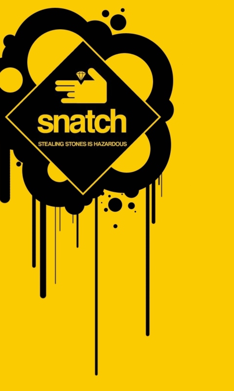 Das Snatch Logo Wallpaper 480x800