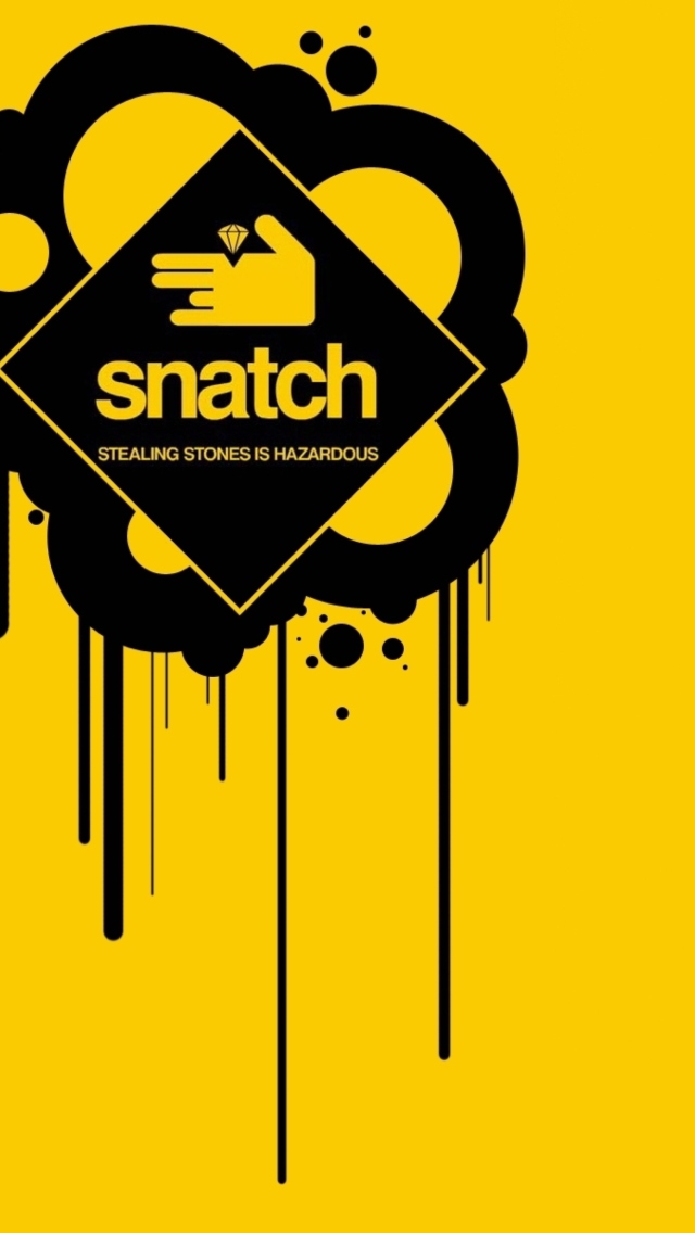 Fondo de pantalla Snatch Logo 640x1136