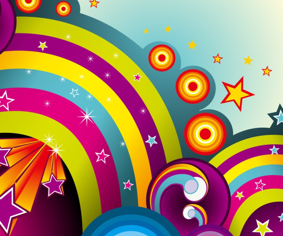 Vector Rainbows screenshot #1 960x800