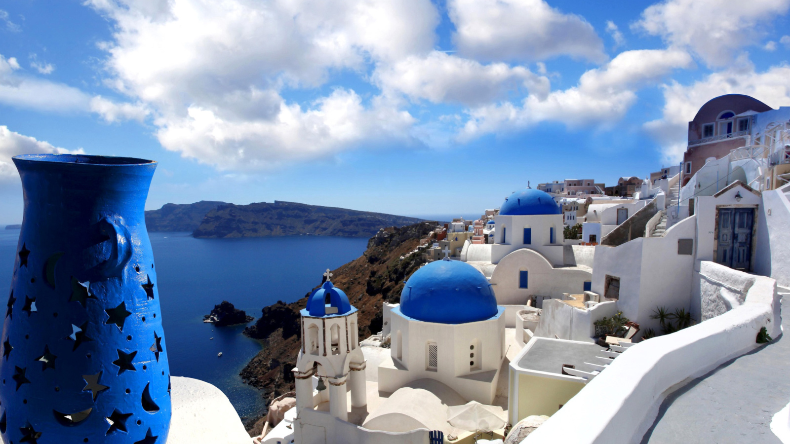 Oia, Greece, Santorini screenshot #1 1600x900